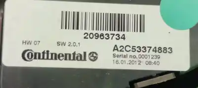 Автозапчастина б/у клімат-контроль для opel zafira tourer 2.0 cdti cat посилання на oem iam 20963734   Автозапчастина б/у клімат-контроль для opel zafira tourer 2.0 cdti cat посилання на oem iam 20963734