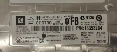 Автозапчастина б/у електронний модуль для opel zafira tourer 2.0 cdti cat посилання на oem iam 13353284   Автозапчастина б/у електронний модуль для opel zafira tourer 2.0 cdti cat посилання на oem iam 13353284