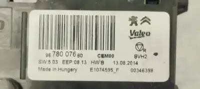 Peça sobressalente para automóvel em segunda mão módulo eletrônico por peugeot 308 1.6hdi 92 fap referências oem iam 9678007680  