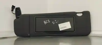 Peça sobressalente para automóvel em segunda mão pára-sol esquerdo por peugeot rcz 2.0 hdi referências oem iam 