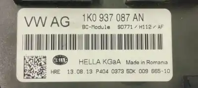 Автозапчасти б/у электронный модуль за skoda superb combi (3t5) 2.0 tdi 140 fap ссылки oem iam 1k0937087an  