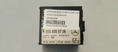 Peça sobressalente para automóvel em segunda mão MÓDULO ELETRÔNICO por MERCEDES-BENZ CLASE S (W220) BERLINA 3.2CDI 197 [320] Referências OEM IAM A2038202726  