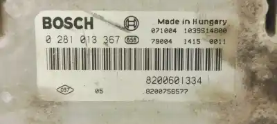 Second-hand car spare part ecu engine control for renault scenic ii emotion oem iam references 0281013367  