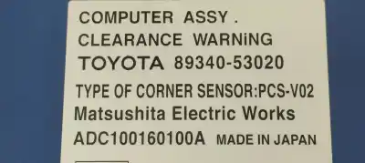 Second-hand car spare part electronic module for lexus is200 (ds2/is2) 2.2 d-cat oem iam references 8934053020  