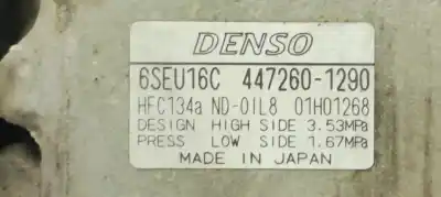 Peça sobressalente para automóvel em segunda mão compressor de ar condicionado a/a a/c por lexus is200 (ds2/is2) 2.2 d-cat referências oem iam 4472601290  