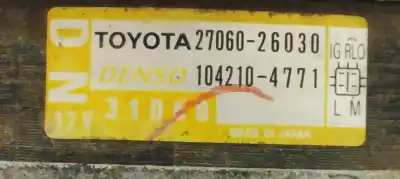 Автозапчасти б/у генератор за lexus is200 (ds2/is2) 2.2 d-cat ссылки oem iam 2706026030  