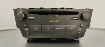 Peça sobressalente para automóvel em segunda mão SISTEMA DE ÁUDIO / RÁDIO CD por LEXUS IS200 (DS2/IS2) 2.2 D-CAT Referências OEM IAM 8612053400  