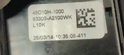 Автозапчастина б/у управління світлом для kia pro cee´d (ed) 1.4 cvvt посилання на oem iam 93300a2100wk  