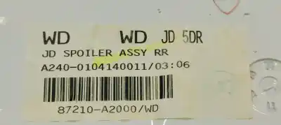 Second-hand car spare part rear spoiler for kia pro cee´d (ed) 1.4 cvvt oem iam references 87210a2000  