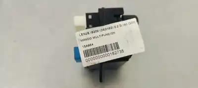 Second-hand car spare part multifunction switch for lexus is200 (ds2/is2) 2.2 d-cat oem iam references 15a984  