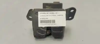 Peça sobressalente para automóvel em segunda mão fechadura do mala por hyundai i30 1.6 crdi 115 referências oem iam 812302l000