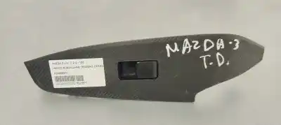 Second-hand car spare part Rear Right Power Window Switch for MAZDA 3 LIM. () 2.0 CAT OEM IAM references KD3566370  