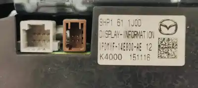 Second-hand car spare part multifunction display for mazda 3 lim. () 2.0 cat oem iam references bhp1611j0d  