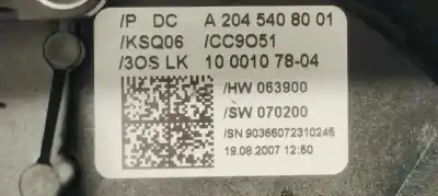 Автозапчасти б/у многофункциональное управление за mercedes-benz clase c (w204) berlina 3.5 v6 cat ссылки oem iam a2045408001  