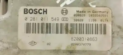 Second-hand car spare part ecu engine control for renault scenic ii emotion oem iam references 0281011549  