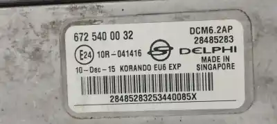 Piesă de schimb auto la mâna a doua unitate de control motor ecu pentru ssangyong korando (ck) 2.2 xdi referințe oem iam 6725400032  