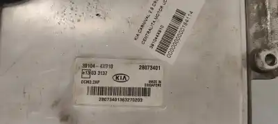 Second-hand car spare part ecu engine control for kia carnival 2.9 crdi cat oem iam references 391044x910  