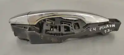 Second-hand car spare part exterior left rear door handle for citroen c4 picasso ii 1.6 hdi / bluehdi 115 oem iam references 9688834180u  