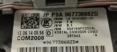 Second-hand car spare part multifunction switch for citroen c3 1.4 hdi oem iam references 96773868zd  