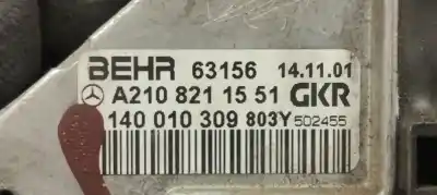 Recambio de automóvil de segunda mano de resistencia calefaccion para mercedes-benz clase e (w210) berlina diesel 270 cdi (210.016) referencias oem iam a2108211551  