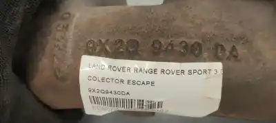 Recambio de automóvil de segunda mano de colector escape para land rover range rover sport i (l320) 3.0 d 4x4 referencias oem iam 9x2q9430da  