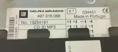 Автозапчасти б/у аудиосистема / радио cd за opel corsa d catch me ссылки oem iam 13254191  