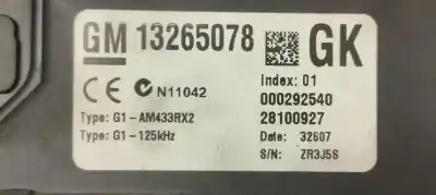 Second-hand car spare part fuse box unit for opel corsa d cosmo oem iam references 13265078  