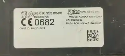 Автозапчасти б/у электронный модуль за citroen c4 picasso ii 1.6 hdi / bluehdi 115 ссылки oem iam 9801695280  