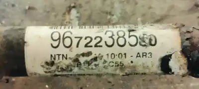 Peça sobressalente para automóvel em segunda mão transmissão dianteira esquerda por citroen c3 1.4 hdi referências oem iam 9672238580  