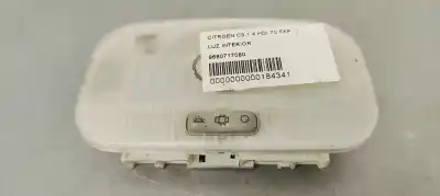 Second-hand car spare part interior light for citroen c3 1.4 hdi oem iam references 9680717080  