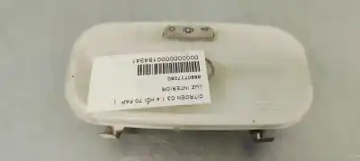 Second-hand car spare part interior light for citroen c3 1.4 hdi oem iam references 9680717080  