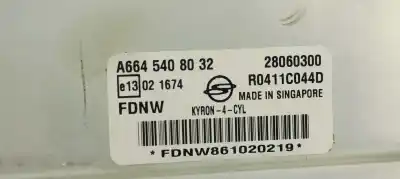 Peça sobressalente para automóvel em segunda mão centralina de motor uce por ssangyong kyron 2.0 referências oem iam a6645408032  