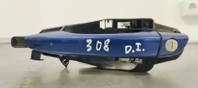 Second-hand car spare part exterior left front door handle for peugeot 308 1.5 hdi oem iam references 9802977380