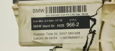 Peça sobressalente para automóvel em segunda mão elevador de vidros traseiro direito por bmw x3 (e83) 3.0d 204 4x4 referências oem iam 69259662  