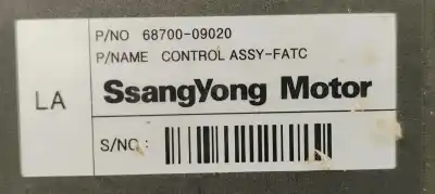 Автозапчасти б/у климат-контроль за ssangyong kyron 2.0 ссылки oem iam 6870009020  