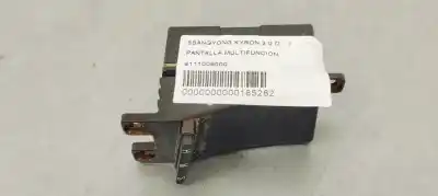 Peça sobressalente para automóvel em segunda mão display gps / multimídia por ssangyong kyron 2.0 referências oem iam 8111009000  