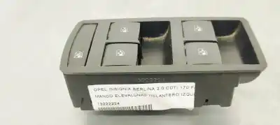 Second-hand car spare part left front power window switch for opel insignia a sedán (g09) 2.0 cdti (69) oem iam references 13222224  