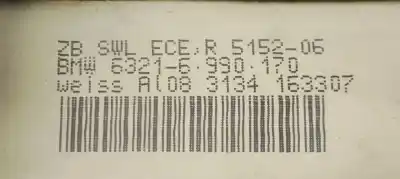 Peça sobressalente para automóvel em segunda mão farolim traseiro direito por bmw x3 (e83) 3.0d 204 4x4 referências oem iam 63216990170  