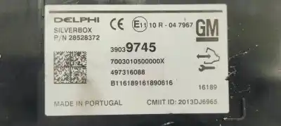 Second-hand car spare part audio system / radio cd for opel insignia a sedán (g09) 2.0 cdti (69) oem iam references 39039745  