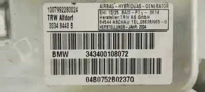 Pezzo di ricambio per auto di seconda mano airbag laterale anteriore destro per bmw x3 (e83) 3.0d 204 4x4 riferimenti oem iam 343400108072  