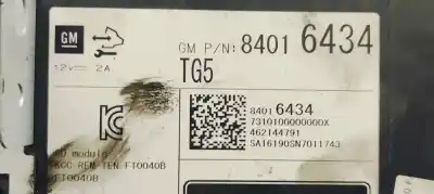 Peça sobressalente para automóvel em segunda mão sistema de áudio / rádio cd por opel insignia a sedán (g09) 2.0 cdti (69) referências oem iam 84016434  