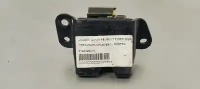 Peça sobressalente para automóvel em segunda mão fechadura do mala por hyundai santa fe (bm) 2.2 crdi cat referências oem iam 812302b000