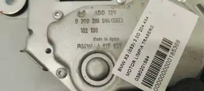 Автозапчастина б/у двигатель заднього склоочисника для bmw x3 (e83) 3.0d 204 4x4 посилання на oem iam 0390201594  