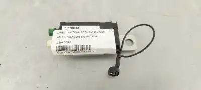 Автозапчастина б/у антенний підсилювач для opel insignia a sedán (g09) 2.0 cdti (69) посилання на oem iam 22840048