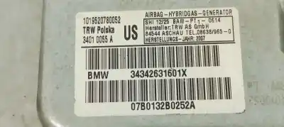 Автозапчастина б/у передня права бічна подушка безпеки для bmw x3 (e83) 2.0 16v diesel cat посилання на oem iam 34342631601x  
