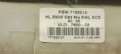 Автозапчасти б/у правый задний фонарь за bmw x3 (e83) 2.0 16v diesel cat ссылки oem iam 7162210  