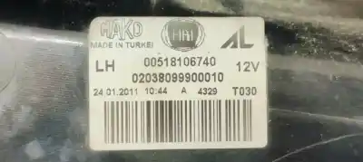 İkinci el araba yedek parçası sol kuyruk lambasi için fiat doblo ii cargo (263) 1.3 16v jtd cat oem iam referansları 00518106740  