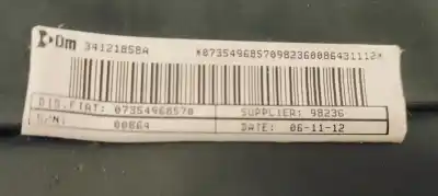 Peça sobressalente para automóvel em segunda mão airbag dianteiro esquerdo por fiat doblo ii cargo (263) 1.3 16v jtd cat referências oem iam 07354968570  