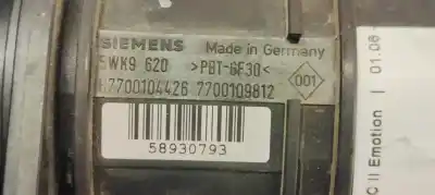 Second-hand car spare part flowmeter for renault scenic ii emotion oem iam references 7700109812  