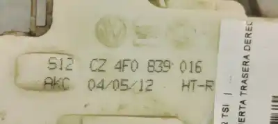 Автозапчасти б/у замок задней правой двери за audi a3 (8p) 1.2 16v tfsi ссылки oem iam 4f0839016  